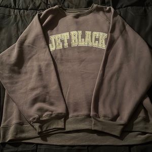 Brunette the Label Jet Black Sweater